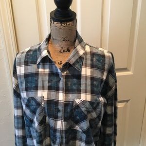 Oversized Button-Down Tunic